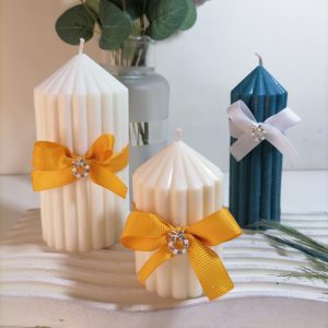 Juego 3 cilindro rayas | Grande, mediana y chica