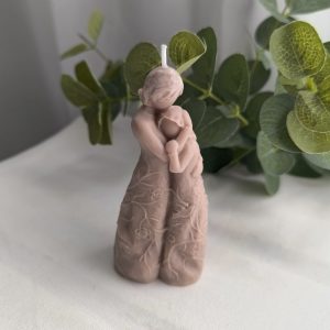 Silueta mujer con niña