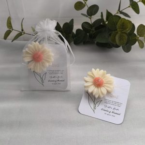 Margaritas | Tarjeta y bolsa tul