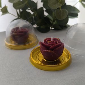 Rosa pequeña | Diamantina y domo