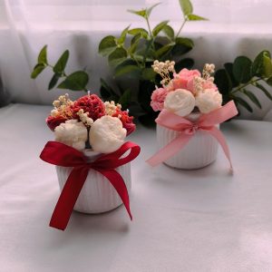 Arreglo Floral Jarroncito tulipán y rosas