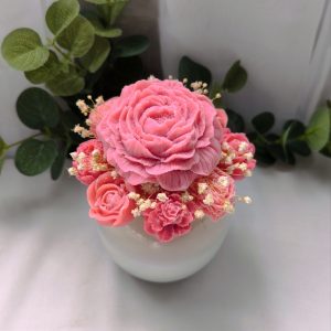 Arreglo floral Frasco con peonía